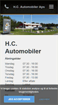 Mobile Screenshot of hc-automobiler.dk